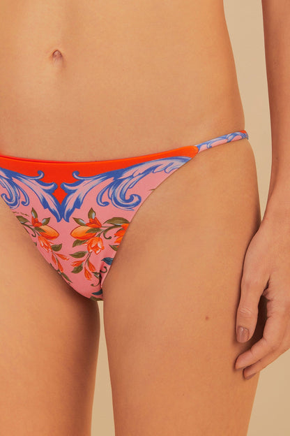 SICILY RUFFLE SIDE FULL BIKINI BOTTOM | FARM Rio Discount