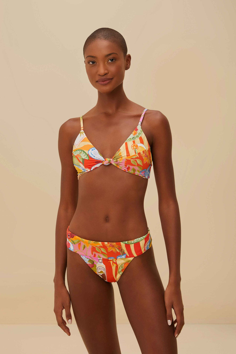 Multicolor Summer Picnic Bikini Bottom | FARM Rio