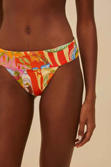 Multicolor Summer Picnic Bikini Bottom | FARM Rio