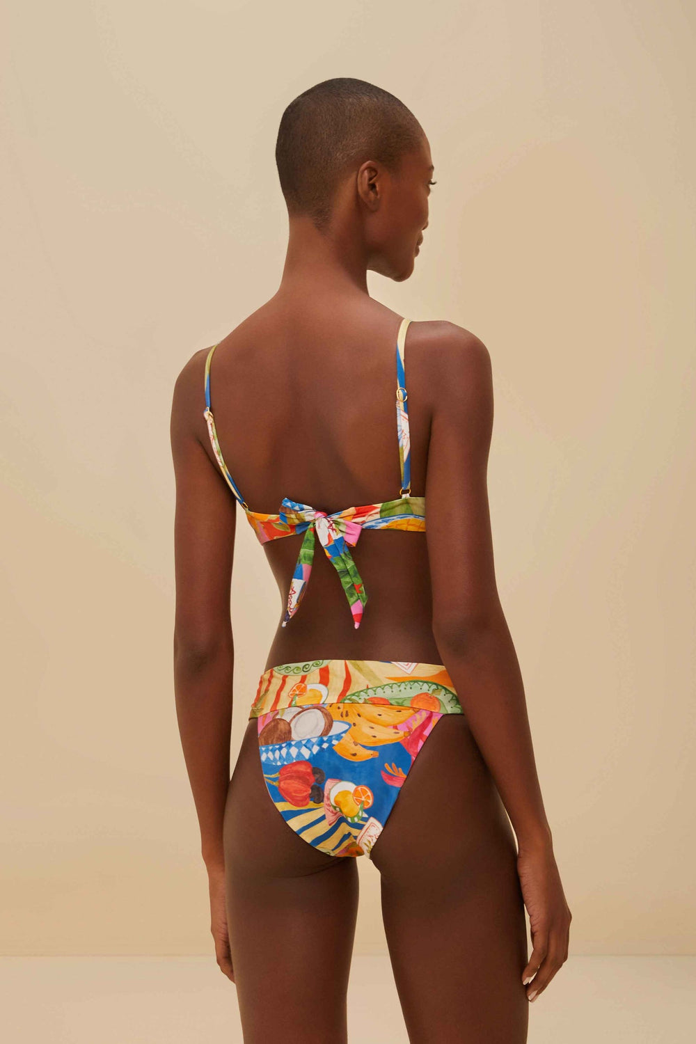 Multicolor Summer Picnic Bikini Bottom | FARM Rio