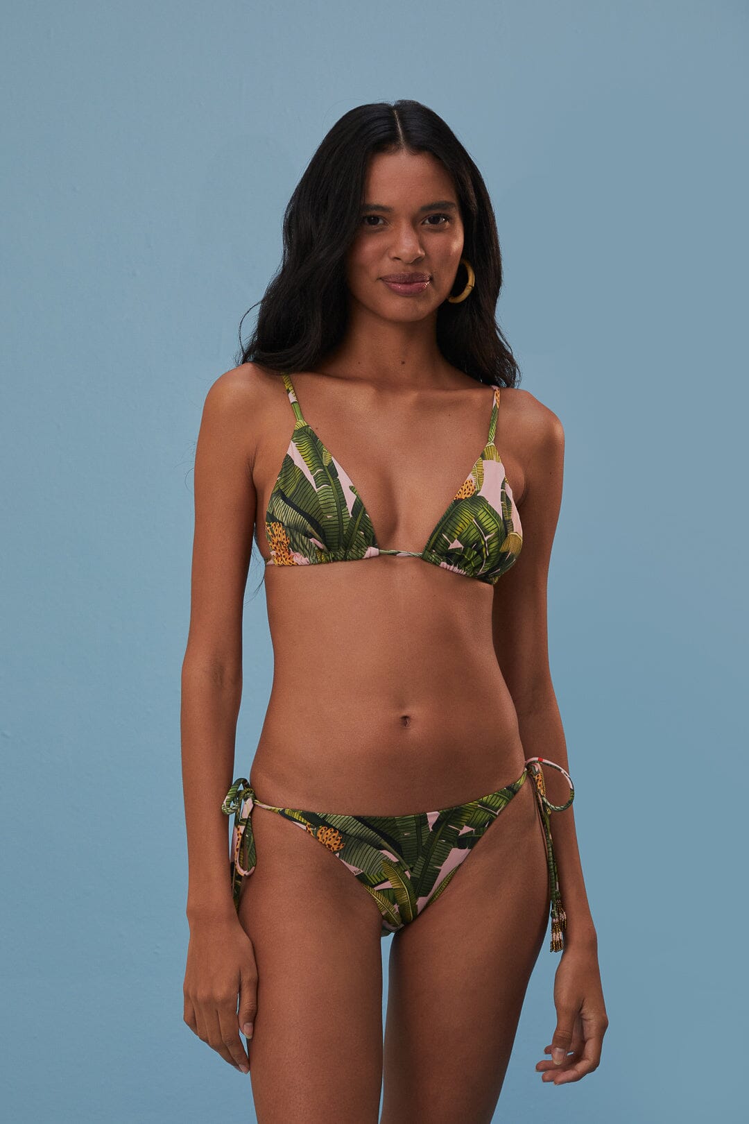 Banana Leaves Tie Side Bikini Bottom | FARM Rio Near Me