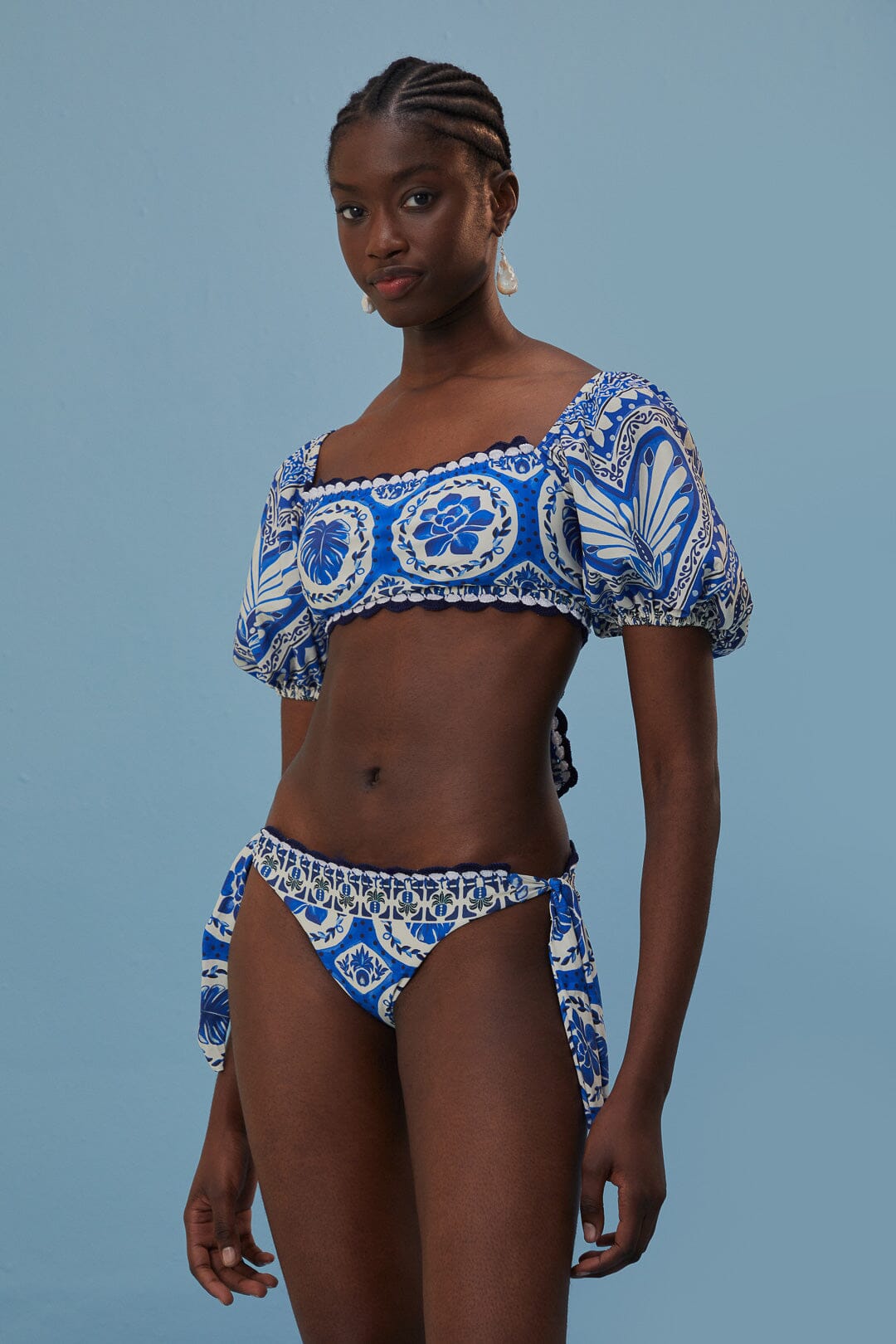 Tile Dream Bikini Bottom | FARM Rio Outlet