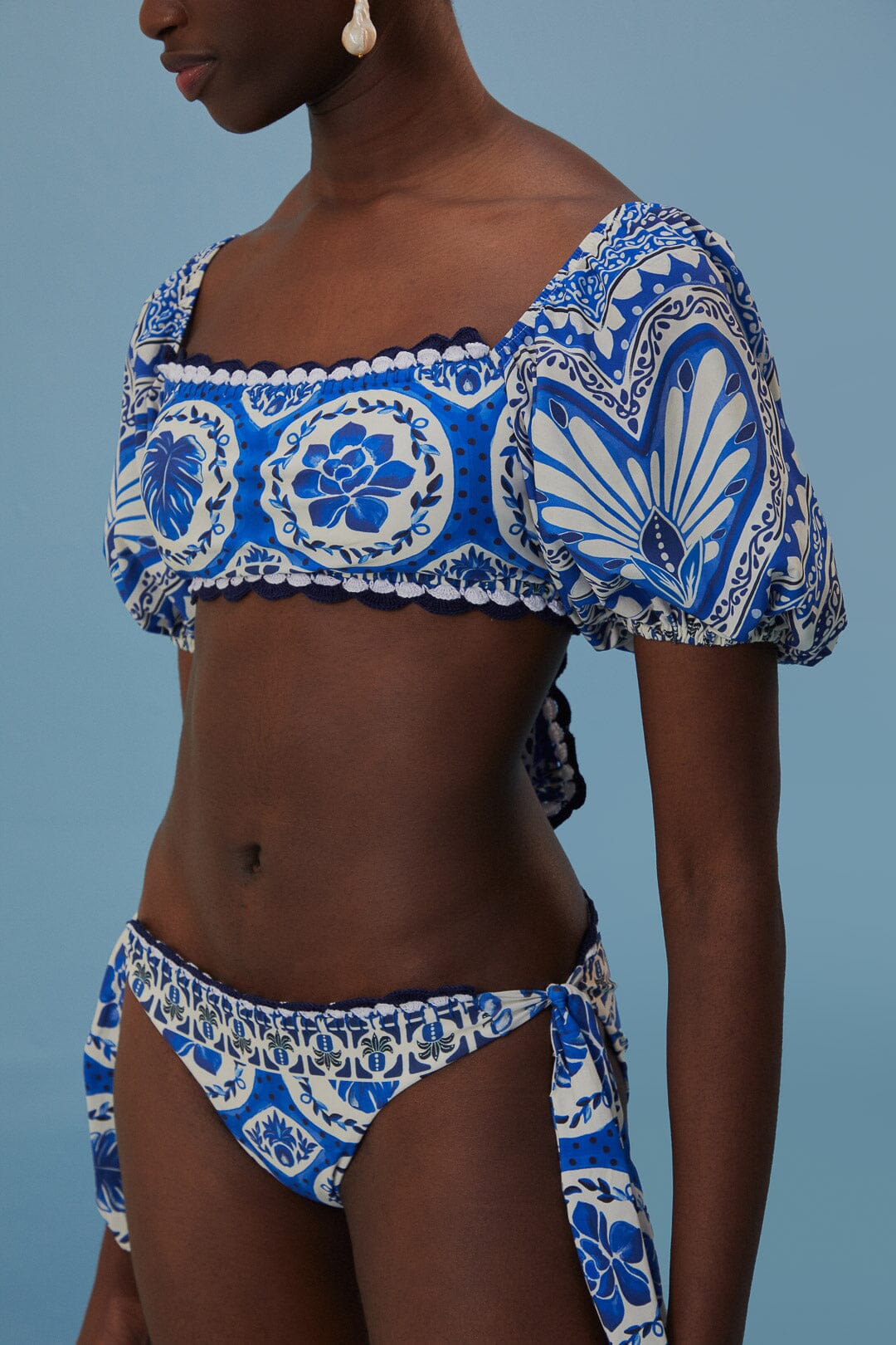 Tile Dream Bikini Bottom | FARM Rio Outlet
